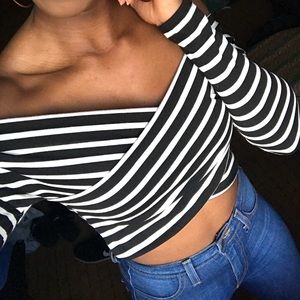 Black & White Crop Top!